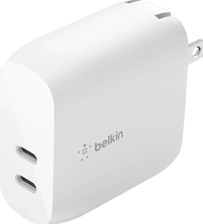 Belkin - 40W Dual Port USB C Wall Charger - USB Type C Charger Fast Charging