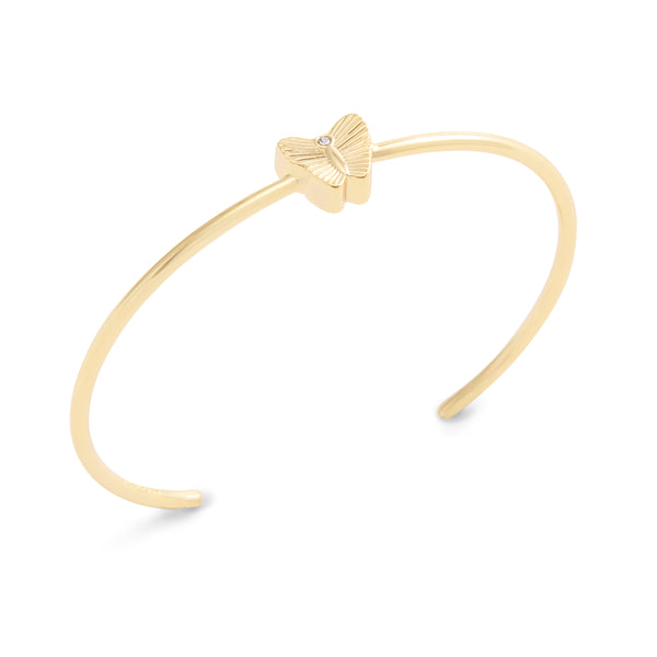 Coach Butterfly Thin Cuff Bracelet