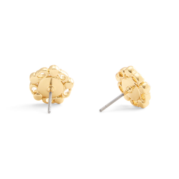 Coach Signature Heritage Pearl Stud Earrings
