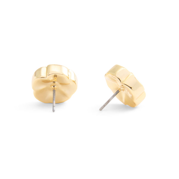 Coach Signature Heritage Tea Rose Stud Earrings