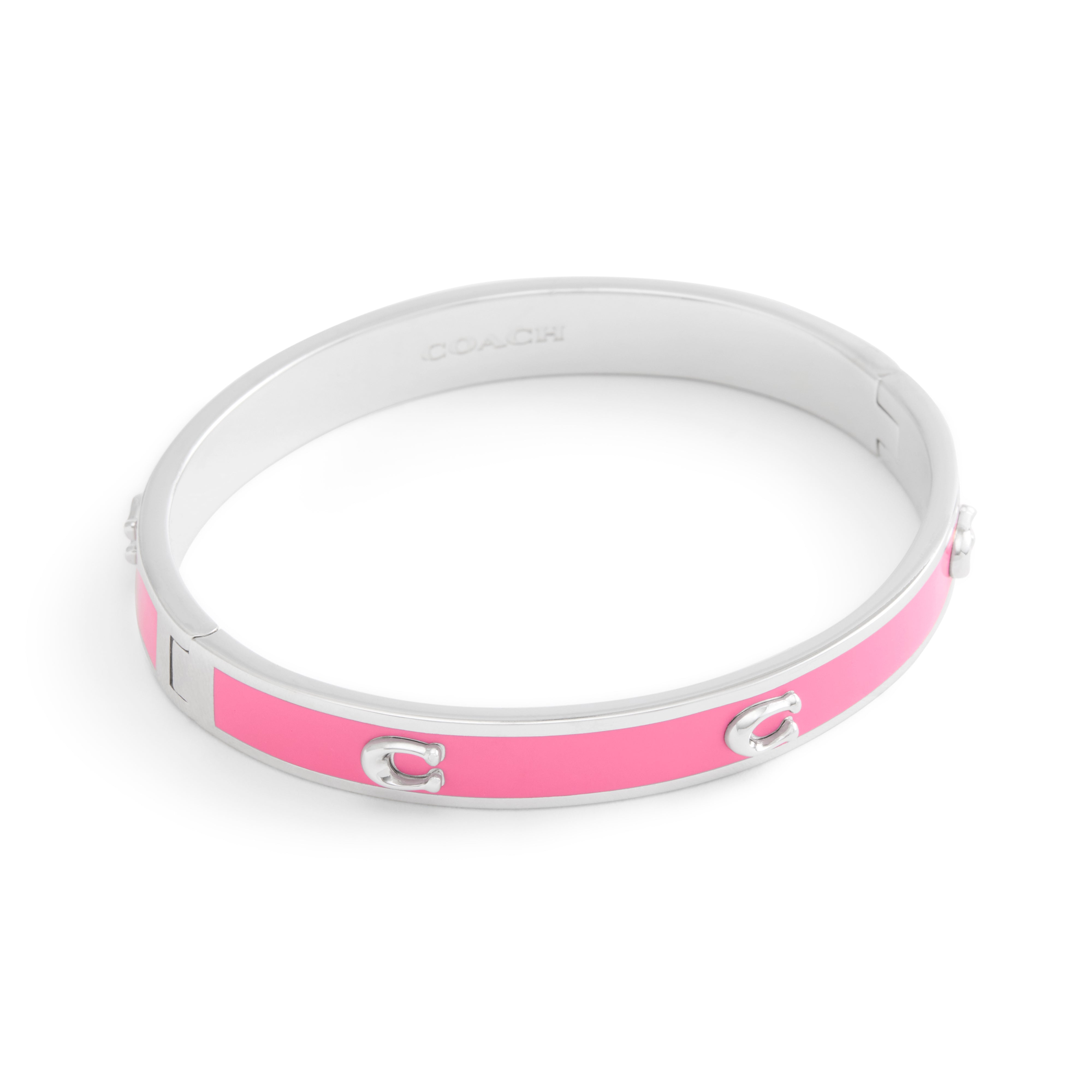 Coach Signature C Enamel Bangle Bracelet