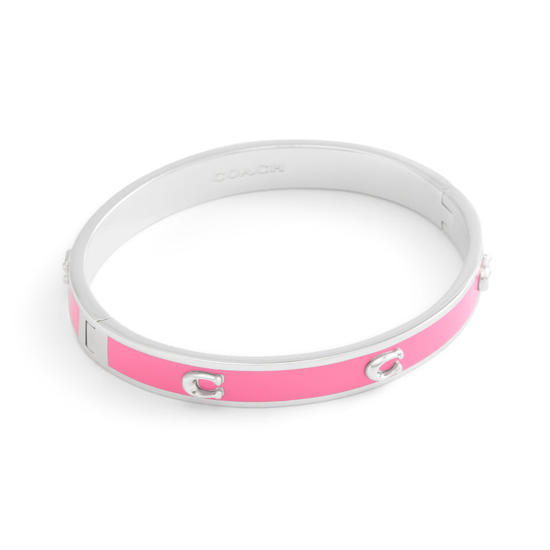 Coach Signature C Enamel Bangle Bracelet