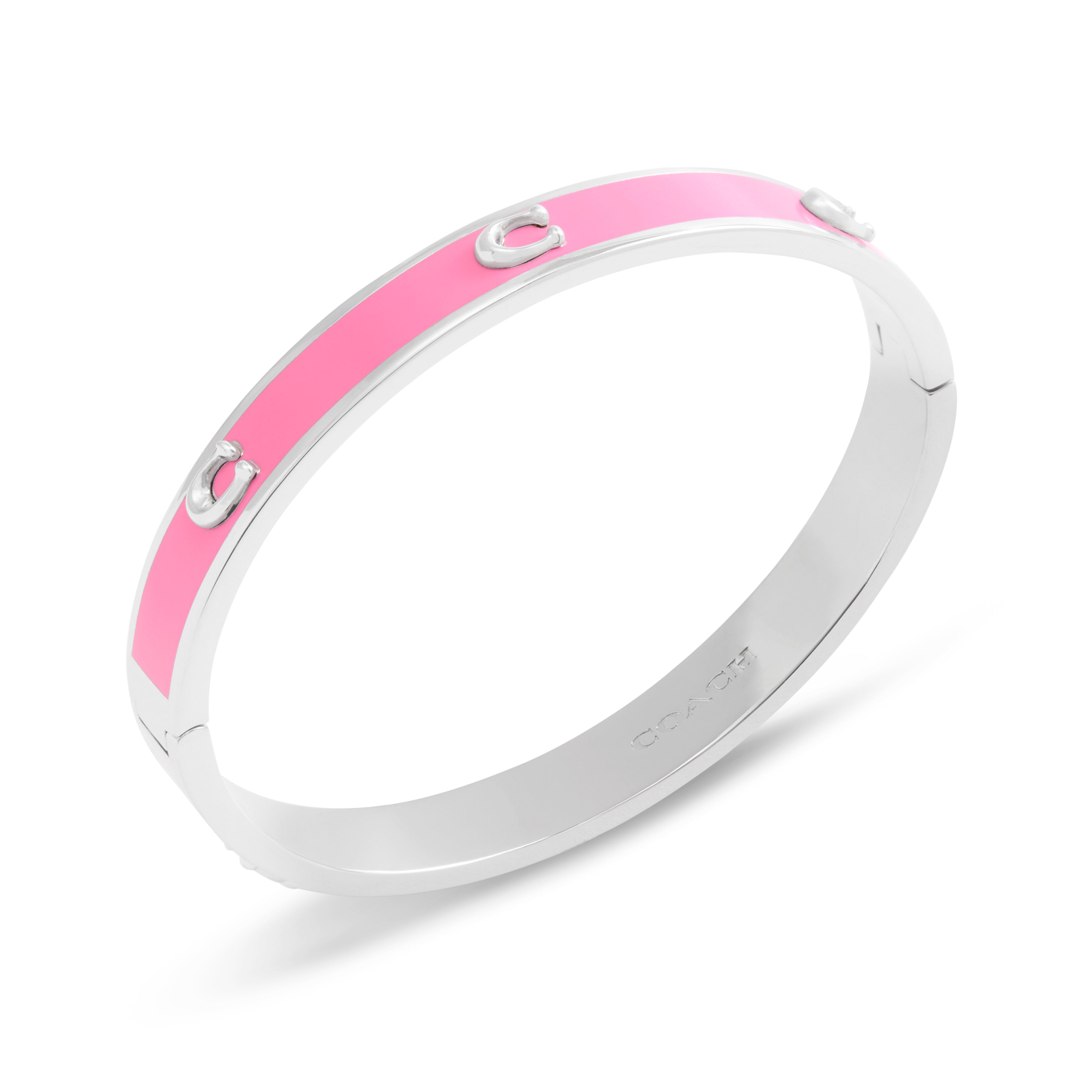 Coach Signature C Enamel Bangle Bracelet