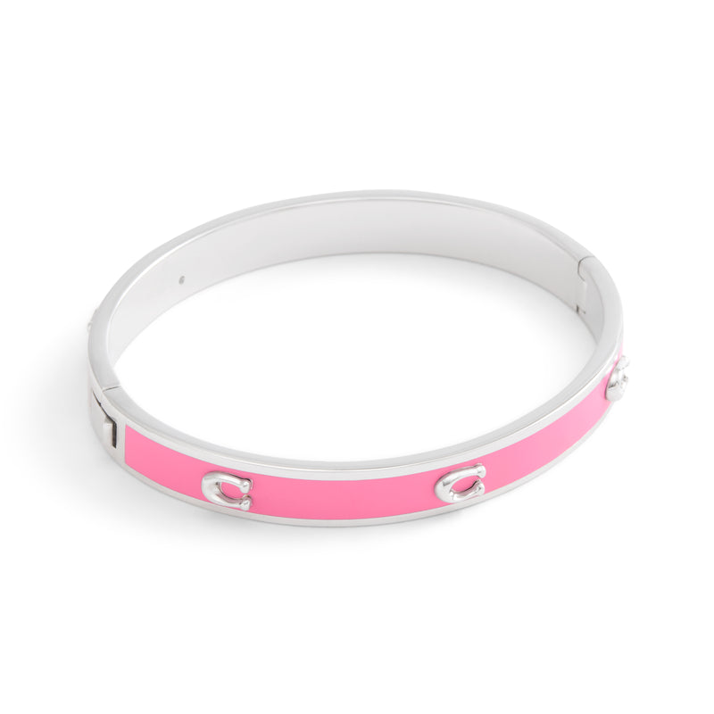 Coach Signature C Enamel Bangle Bracelet
