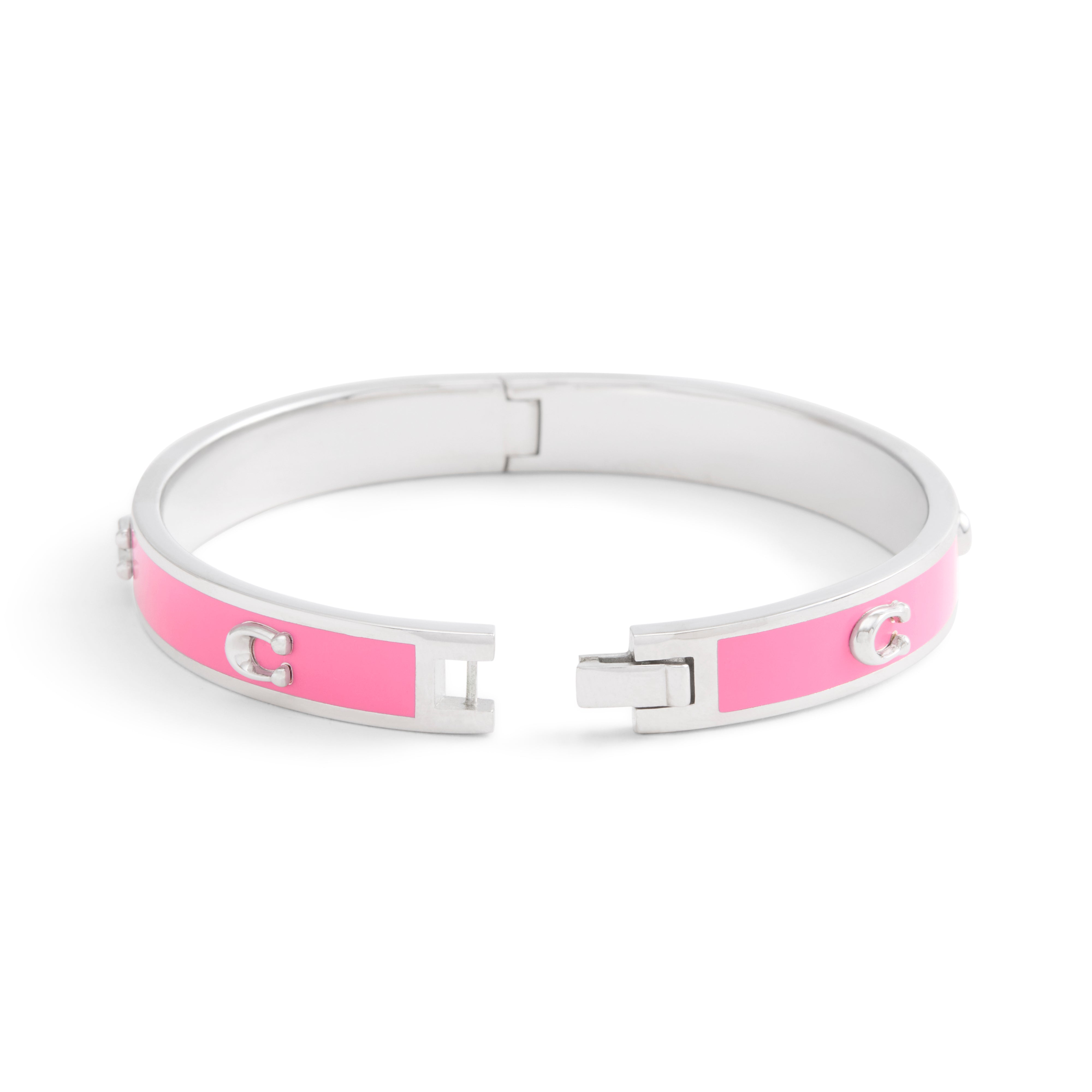 Coach Signature C Enamel Bangle Bracelet