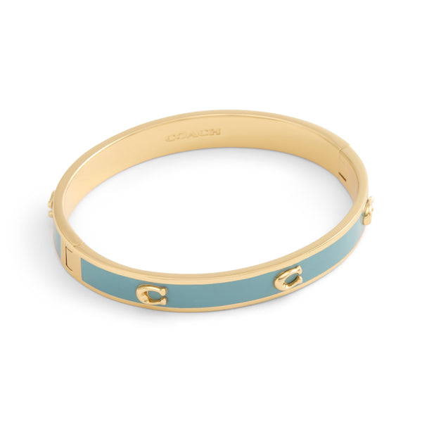 Coach Signature C Enamel Bangle Bracelet