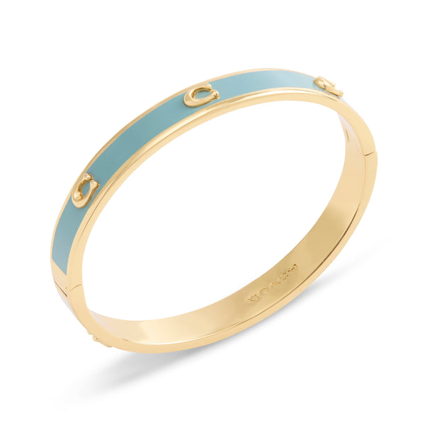 Coach Signature C Enamel Bangle Bracelet