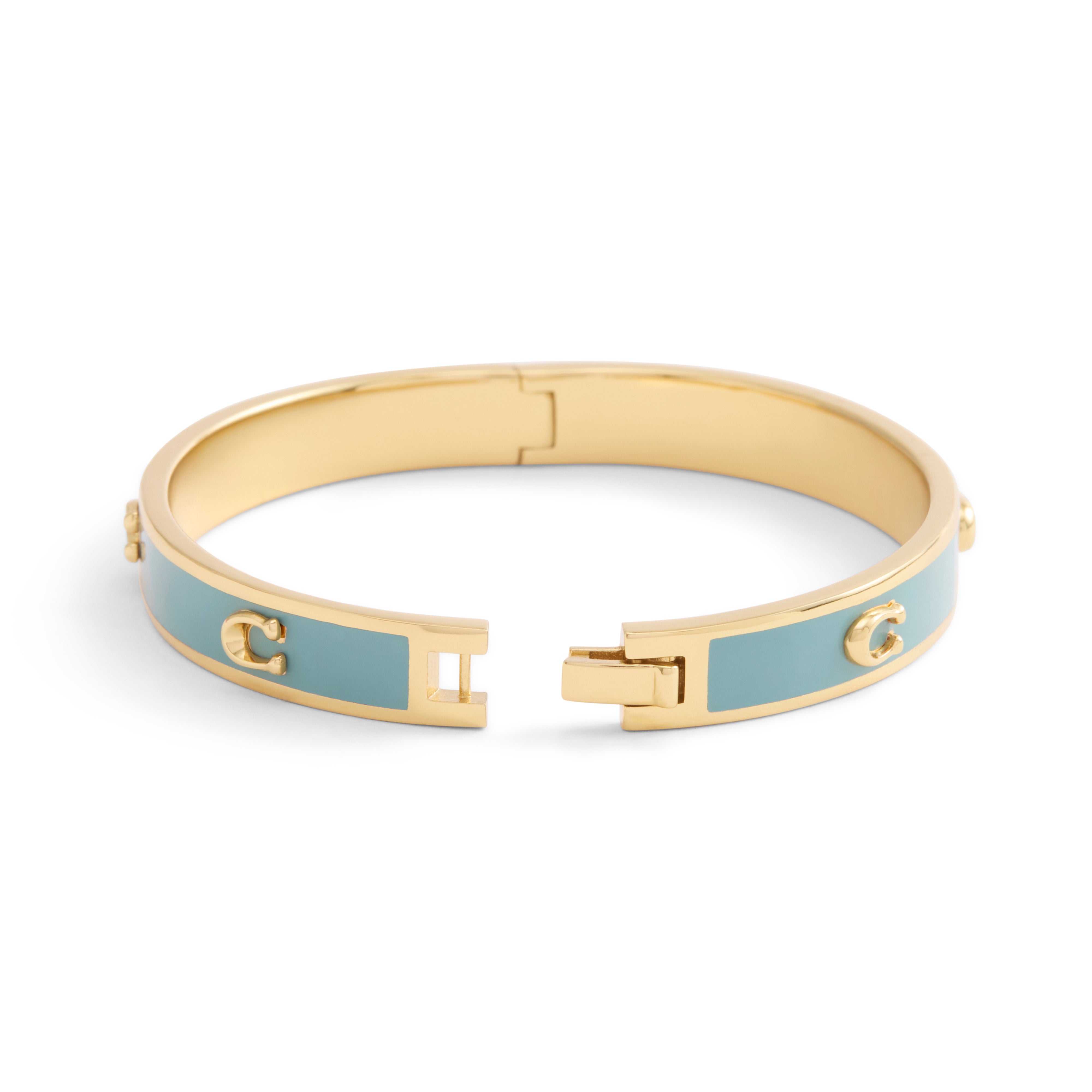Coach Signature C Enamel Bangle Bracelet