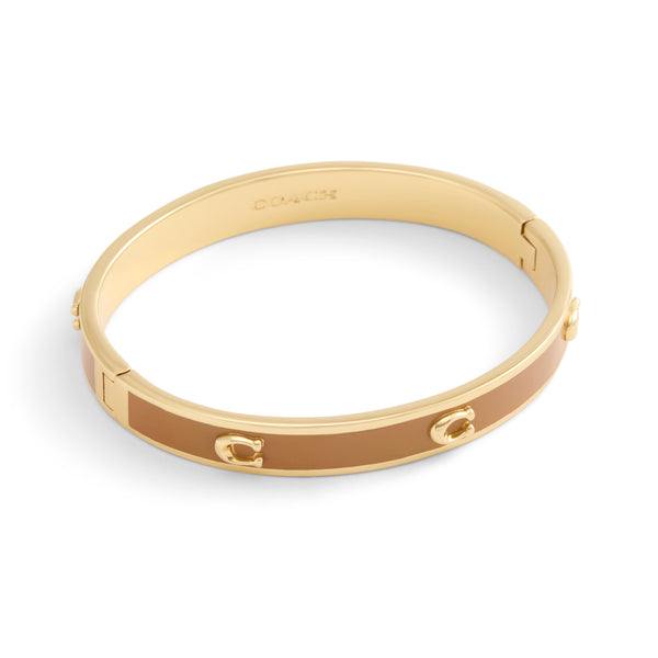 Coach Signature C Enamel Bangle Bracelet