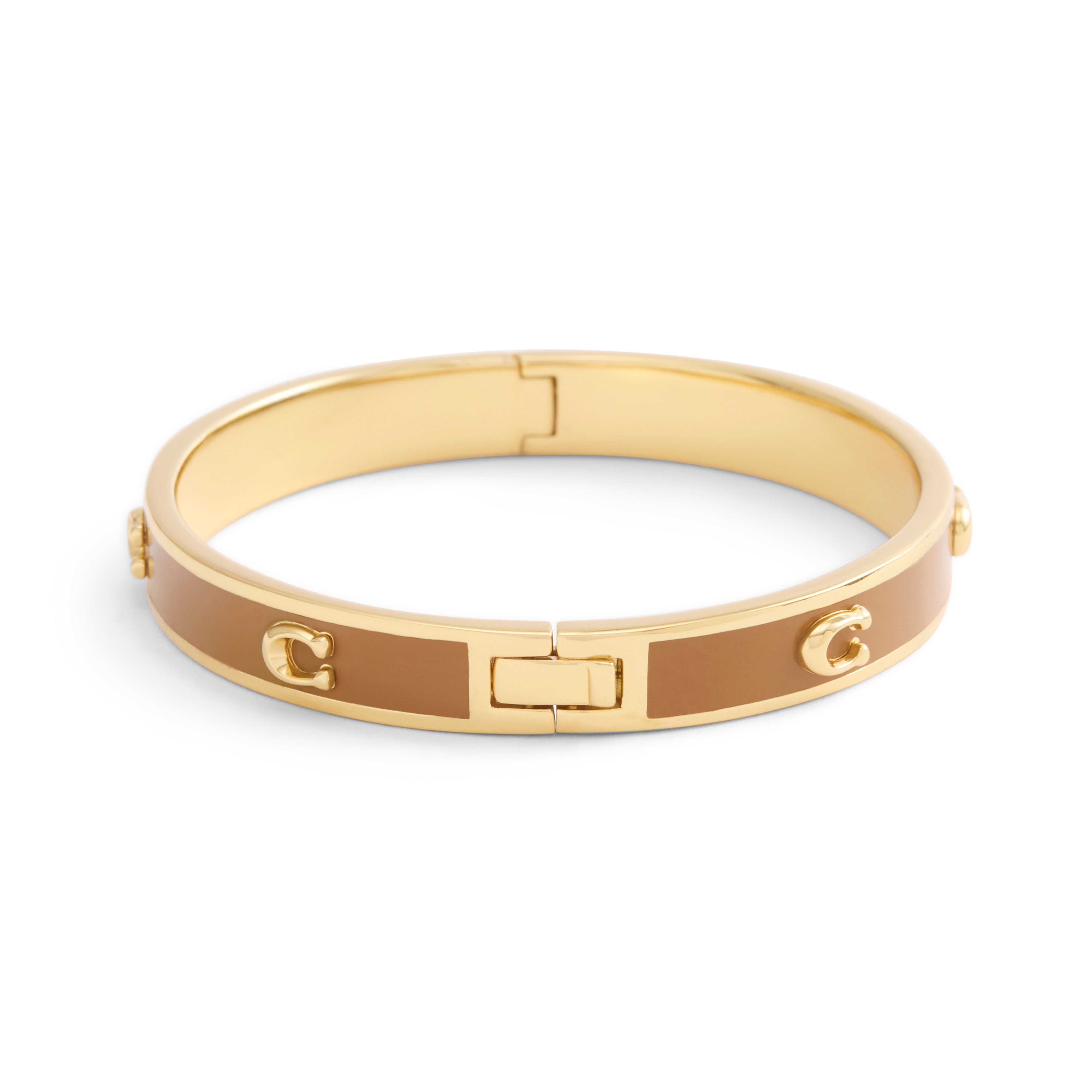 Coach Signature C Enamel Bangle Bracelet