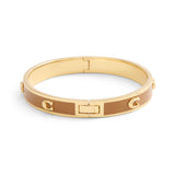 Coach Signature C Enamel Bangle Bracelet