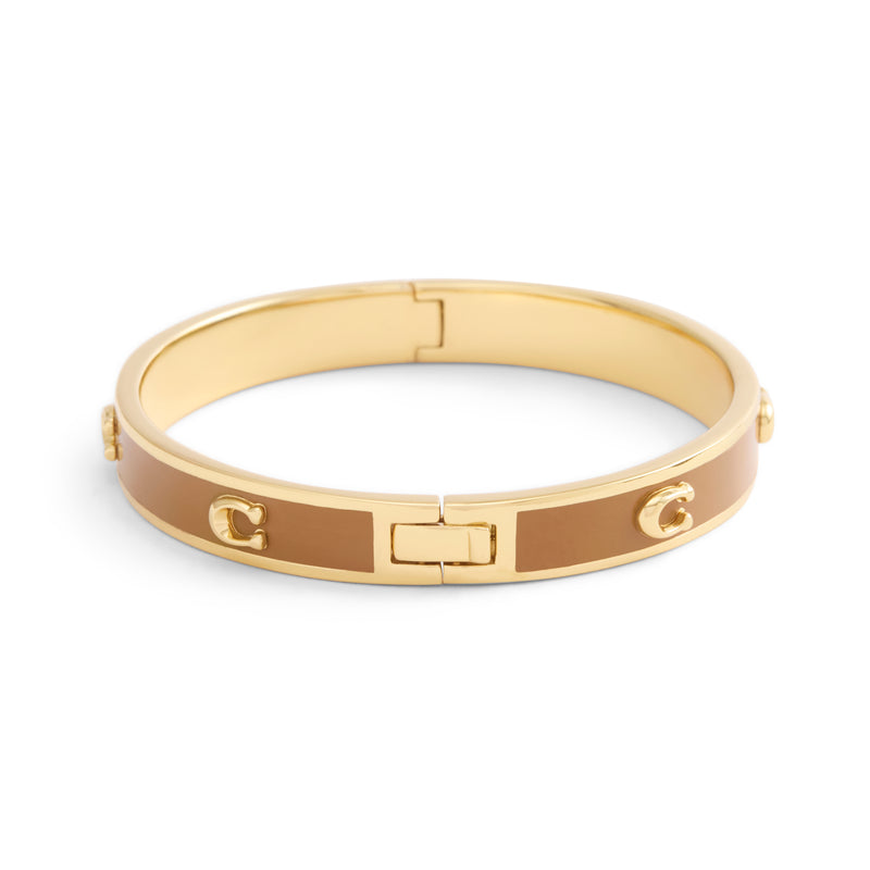 Coach Signature C Enamel Bangle Bracelet