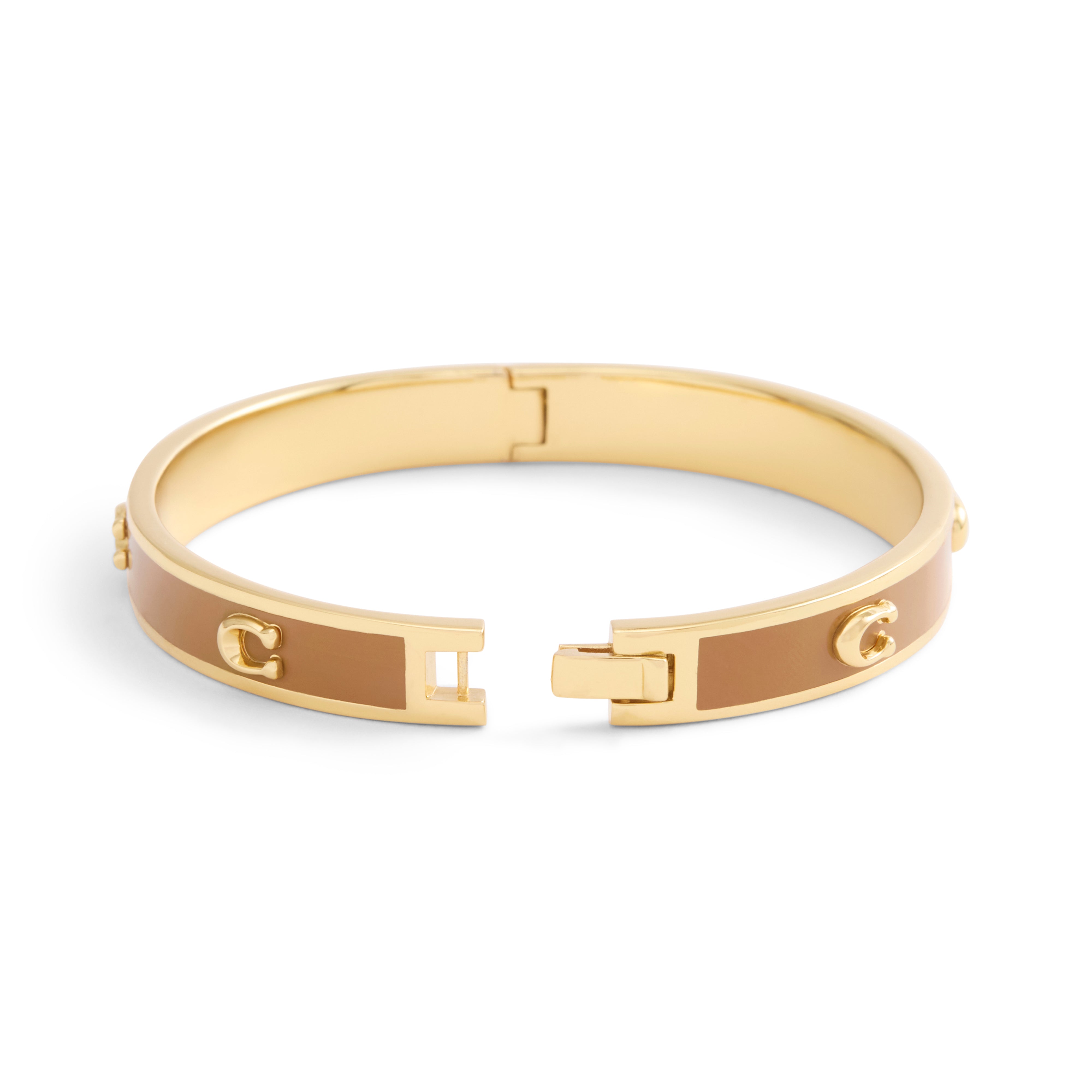 Coach Signature C Enamel Bangle Bracelet