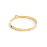 Coach Signature Handbag Charm Bangle Bracelet - Gold-Tone