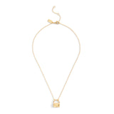 Coach Signature Handbag Pendant Necklace - Gold-Tone