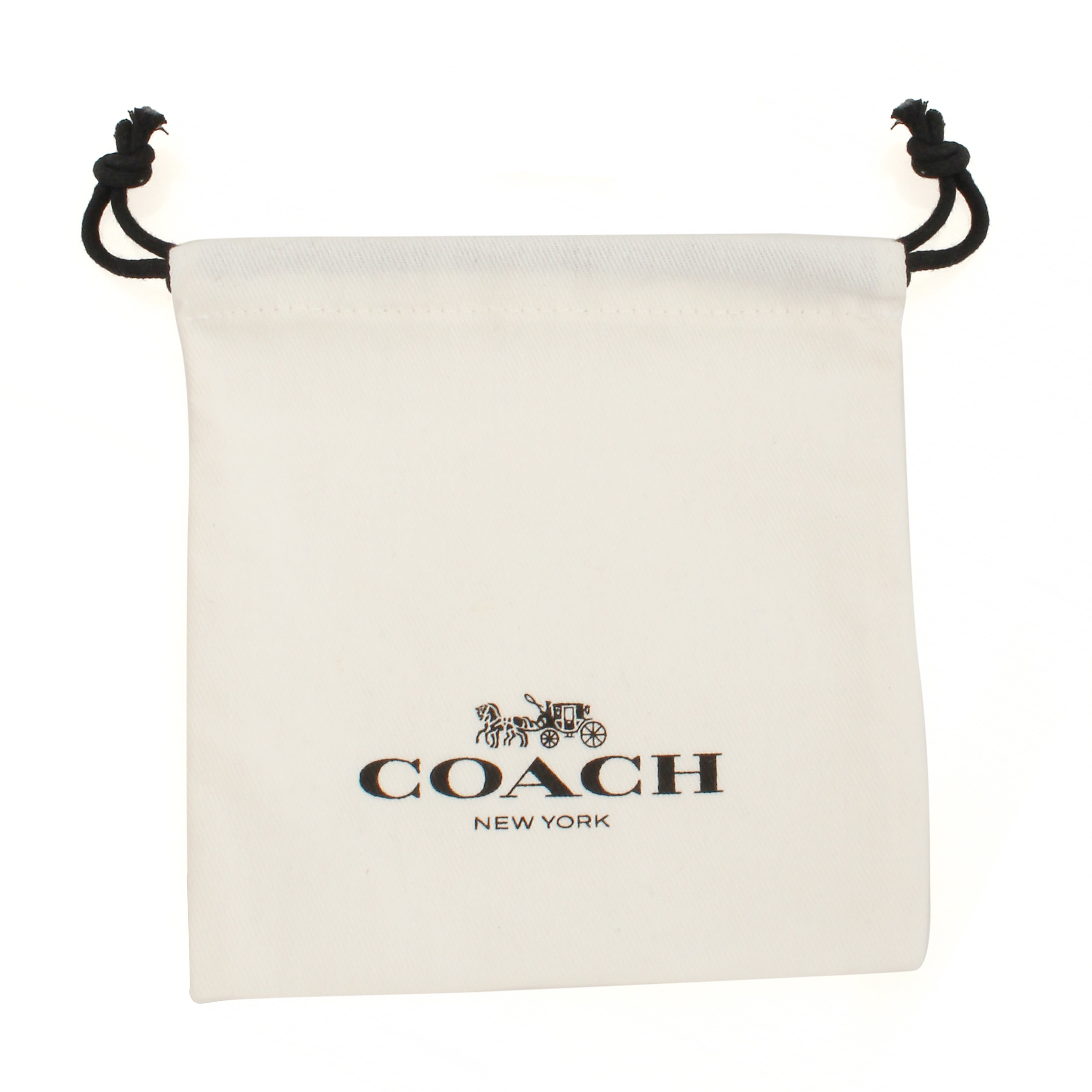 Coach Signature Quilted Heart Huggie Earrings - Gold-Tone