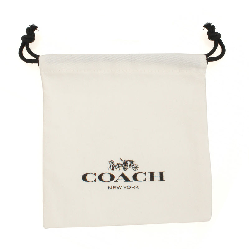 Coach Signature Quilted Heart Huggie Earrings - Gold-Tone