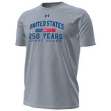 Under Armour Coast Guard Mens America 250 Freedom Short Sleeve T-Shirt