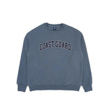 Just Mystic Coast Guard Felt Patch Crewneck Sweatshirt