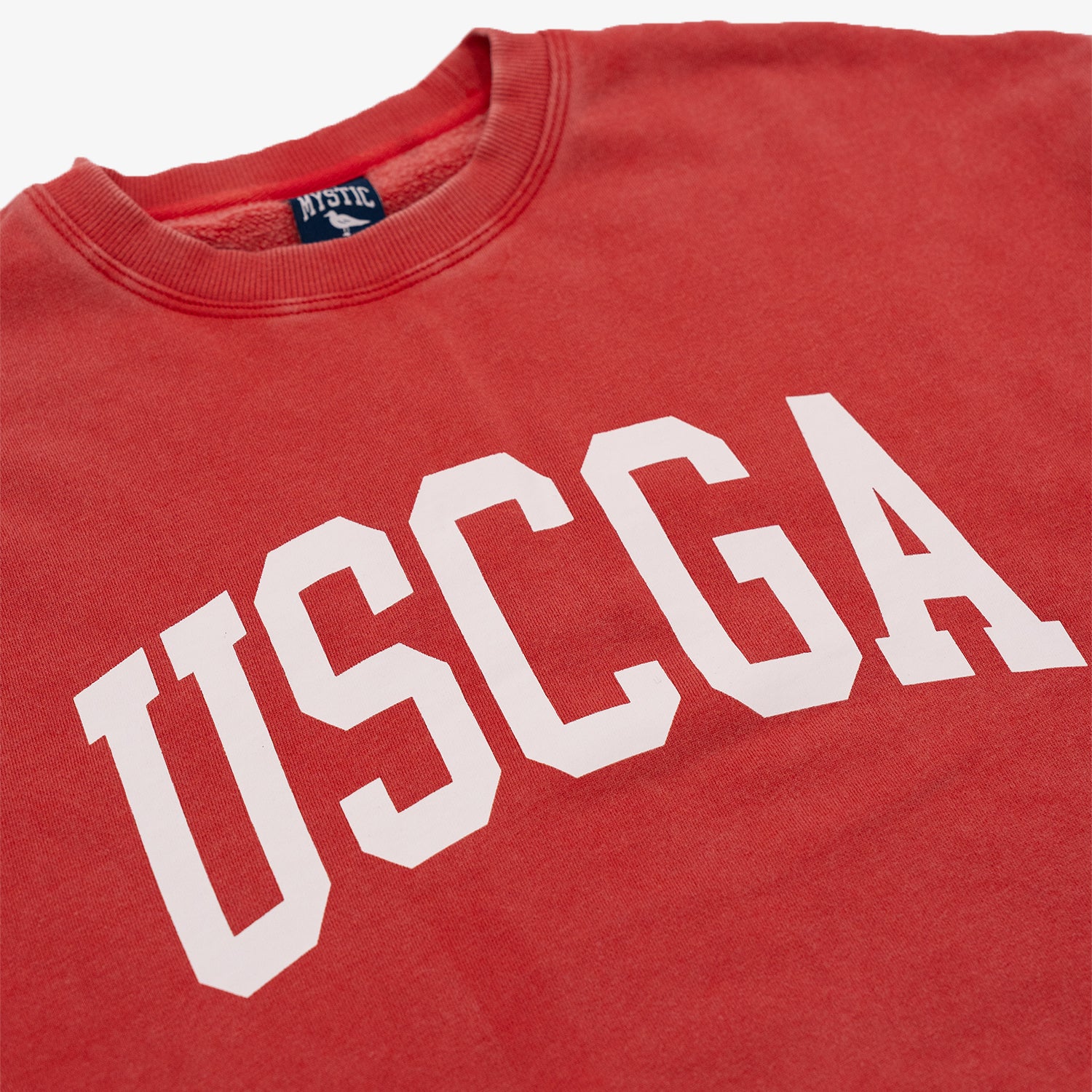 Just Mystic Coast Guard USCGA Arch Logo Crewneck Sweatshirt