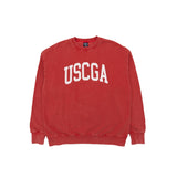 Just Mystic Coast Guard USCGA Arch Logo Crewneck Sweatshirt