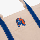 Just Mystic Coast Guard USCGA Bear Embroidered Boat Tote Handbag