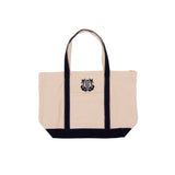 Just Mystic Coast Guard USCG Logo Embroidered Boat Tote Handbag