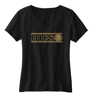 7.62 DHS Womens Bar V Neck Shirt