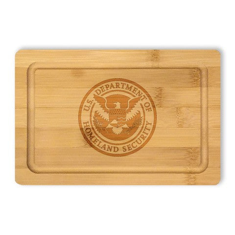Fire & Pine U.S. DHS Small Bamboo Cutting Board