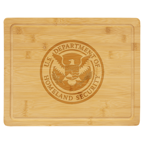 Fire & Pine U.S. DHS Medium Bamboo Cutting Board
