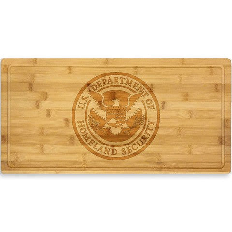 Fire & Pine U.S. DHS Large Bamboo Cutting Board