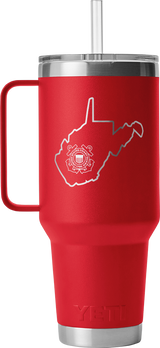 Coast Guard YETI West VA 42 oz. Mug With Straw Lid