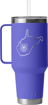 Coast Guard YETI West VA 42 oz. Mug With Straw Lid