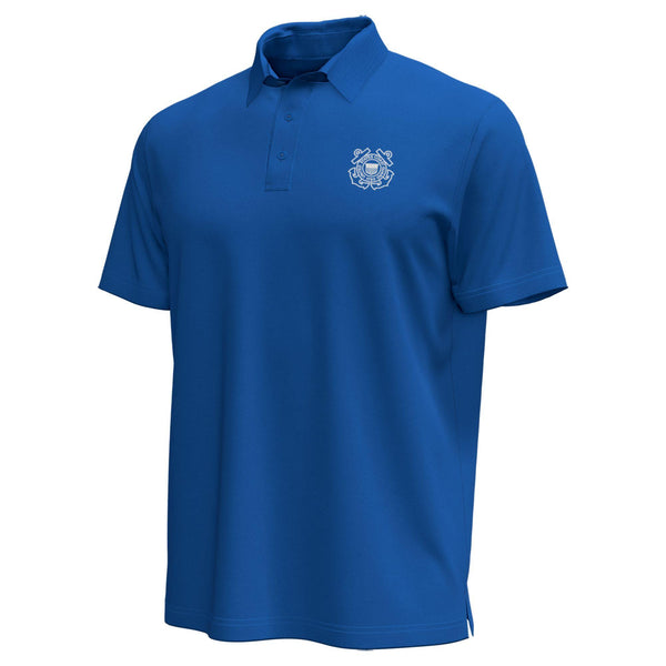 Coast Guard Under Armour Mens All Day Short Sleeve Polo Shirt
