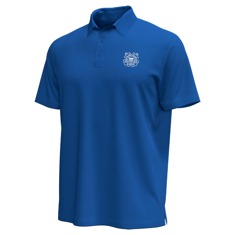Coast Guard Under Armour Mens All Day Short Sleeve Polo Shirt