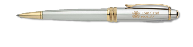 DHS Baily Chrome 23KT Gold Pen