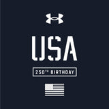 Under Armour Mens America 250 Coast Guard Cotton Long Sleeve T-Shirt