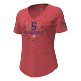 Under Armour Womens America 250 Breezy V-Neck Short Sleeve T-Shirt