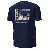 Under Armour Coast Guard Mens Every War Every Shore Short Sleeve T-Shirt