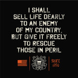 Under Armour Coast Guard Mens I Shall Sell Life Short Sleeve T-Shirt