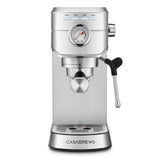 Casabrews 20-Bar Semi-Auto Espresso Machine with Pressure Gauge