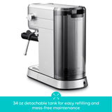 Casabrews 20-Bar Semi-Auto Espresso Machine with Pressure Gauge