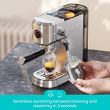 Casabrews 20-Bar Semi-Auto Espresso Machine with Flashheat