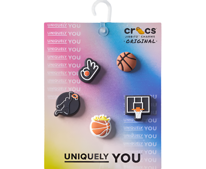 Crocs Basketball Team Jibbitz Charms - 5 Pack