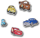 Crocs Pixar Cars Jibbitz Charms - 5 Pack