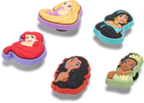 Crocs Disney Princess Jibbitz Charms - 5 Pack