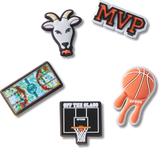 Crocs MVP Basketball Jibbitz Charms - 5 Pack