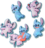 Crocs Stitch & Angel Jibbitz Charms - 5 Pack