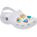 Crocs Gold & Turquoise Western Jibbitz Charms - 5 Pack