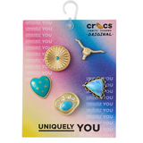 Crocs Gold & Turquoise Western Jibbitz Charms - 5 Pack